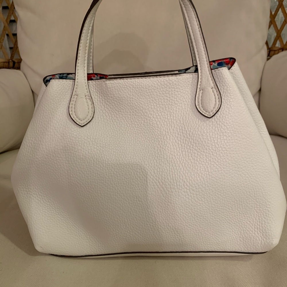 Mini white satchel